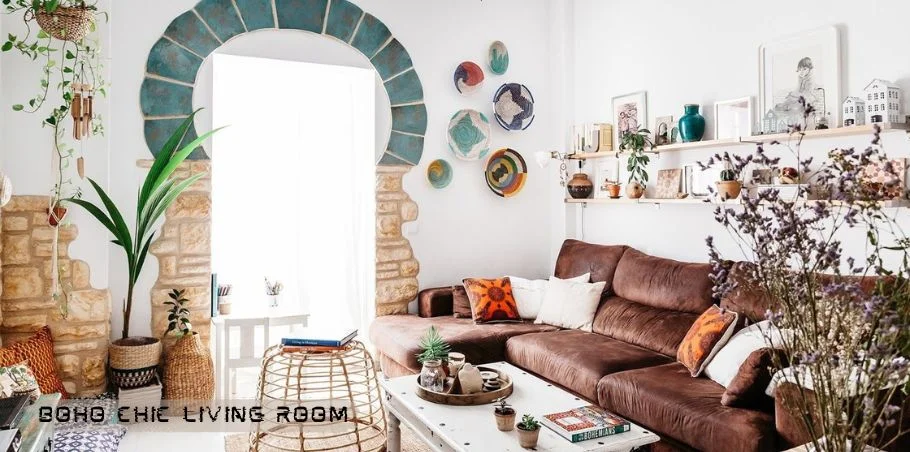 boho chic living room