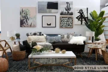 boho style living room