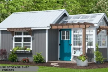 greenhouse storage shed combos