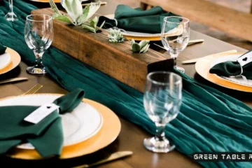 Green Table Runner