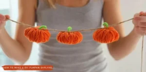 How to Make a DIY Pumpkin Garland