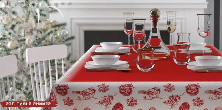 Red Table Runner