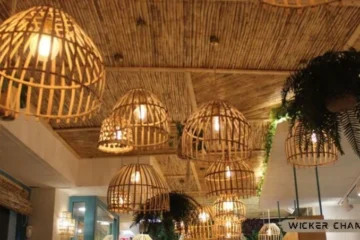 Wicker Chandelier