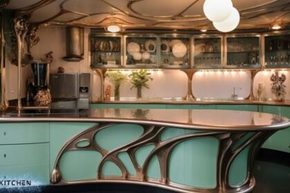 art deco kitchen